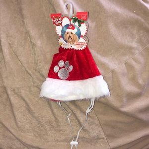 Size M/L Pet Shop Santa hat NWT